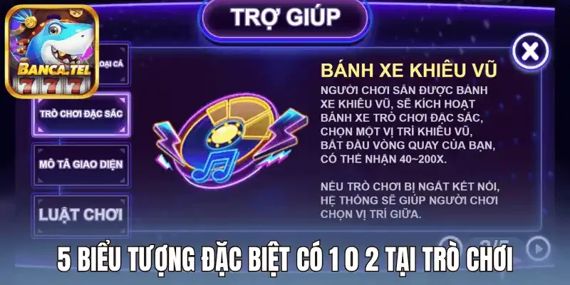5 biểu tượng đặc biệt có 1 0 2 tại trò chơi