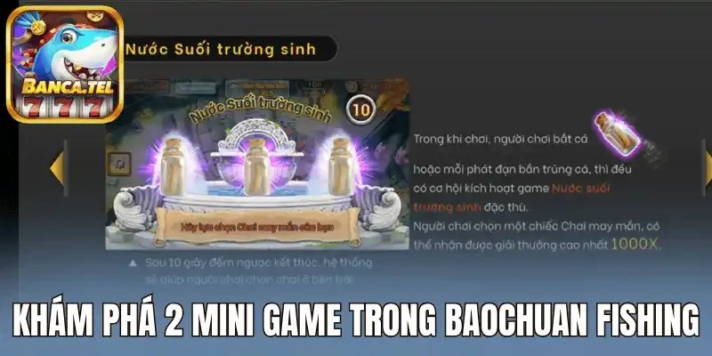 Khám phá 2 mini game trong Baochuan Fishing