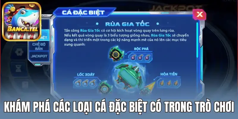 Khám phá các loại cá đặc biệt có trong trò chơi